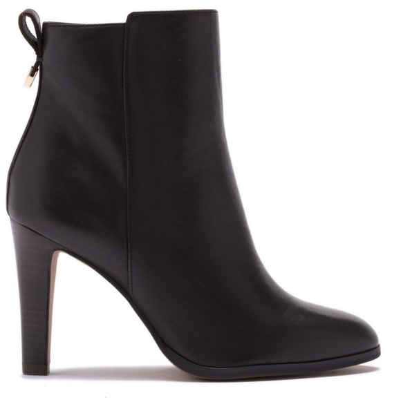 Coach Calf Leather Black Jemma‎ Ankle Booties Size 9 - Picture 1 of 12